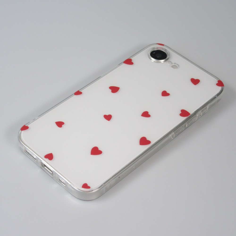 iPhone 16e Case Hülle - Gummi kleines Herz