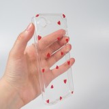 iPhone 16e Case Hülle - Gummi kleines Herz