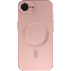 Coque iPhone 16e - Gel souple avec vitre de protection caméra MagSafe - Rose