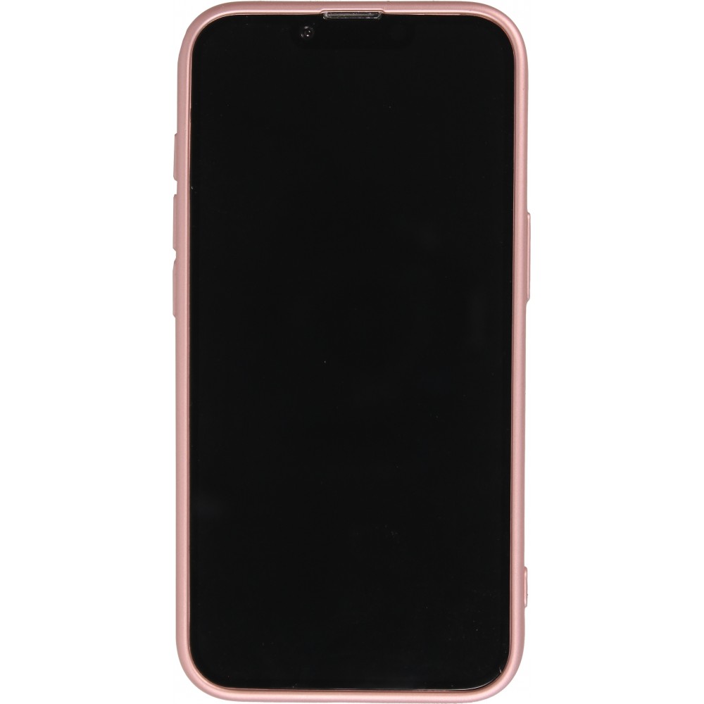 Coque iPhone 16e - Gel souple avec vitre de protection caméra MagSafe - Rose