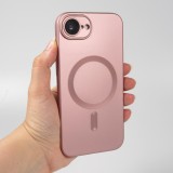 Coque iPhone 16e - Gel souple avec vitre de protection caméra MagSafe - Rose