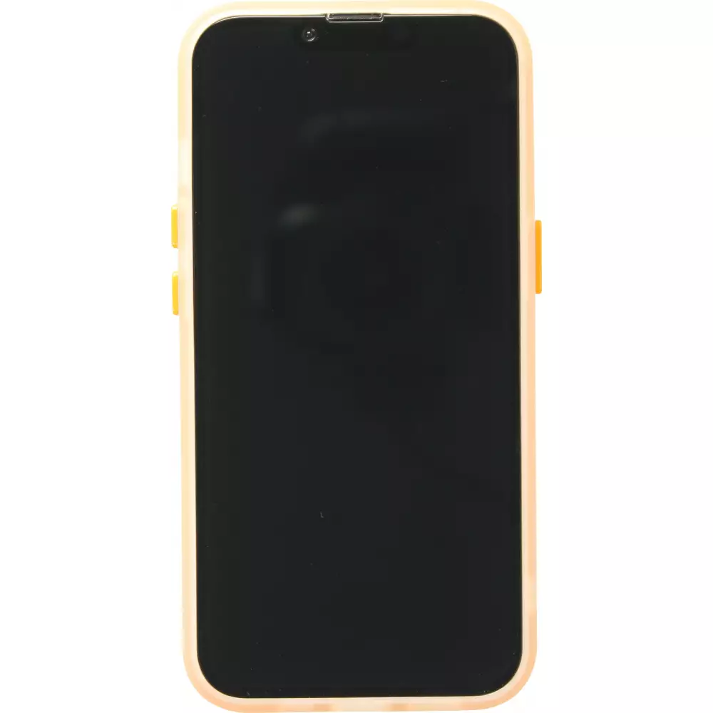 iPhone 16e Case Hülle - Jelly Color Semi-transparent mit MagSafe - Orange - Orange