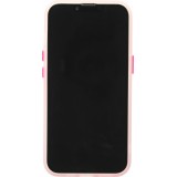 Coque iPhone 16e - Jelly Color semi-transparent avec MagSafe - Rose