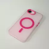 iPhone 16e Case Hülle - Jelly Color MagSafe - Semi-transparent Rosa - Rosa