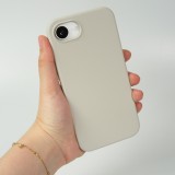 iPhone 16e Case H&uuml;lle - Sanfter Griff - Sand