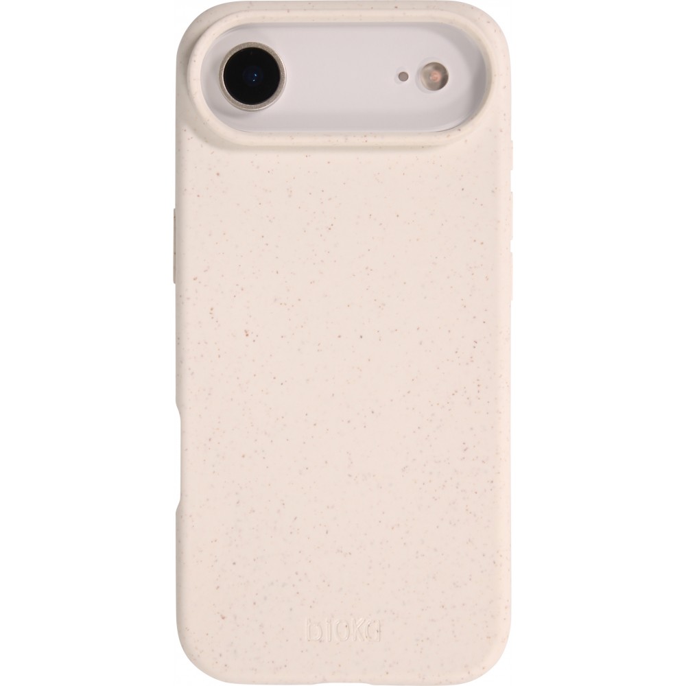 iPhone 17 Air Case Hülle - Bioka Biologisch Abbaubar Eco-Friendly Kompostierbar - Weiss