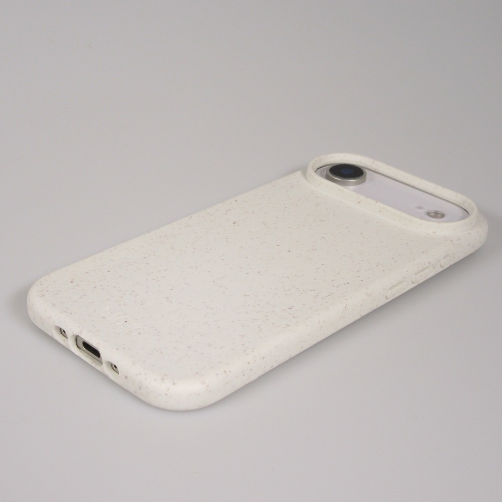 iPhone 17 Air Case Hülle - Bioka Biologisch Abbaubar Eco-Friendly Kompostierbar - Weiss