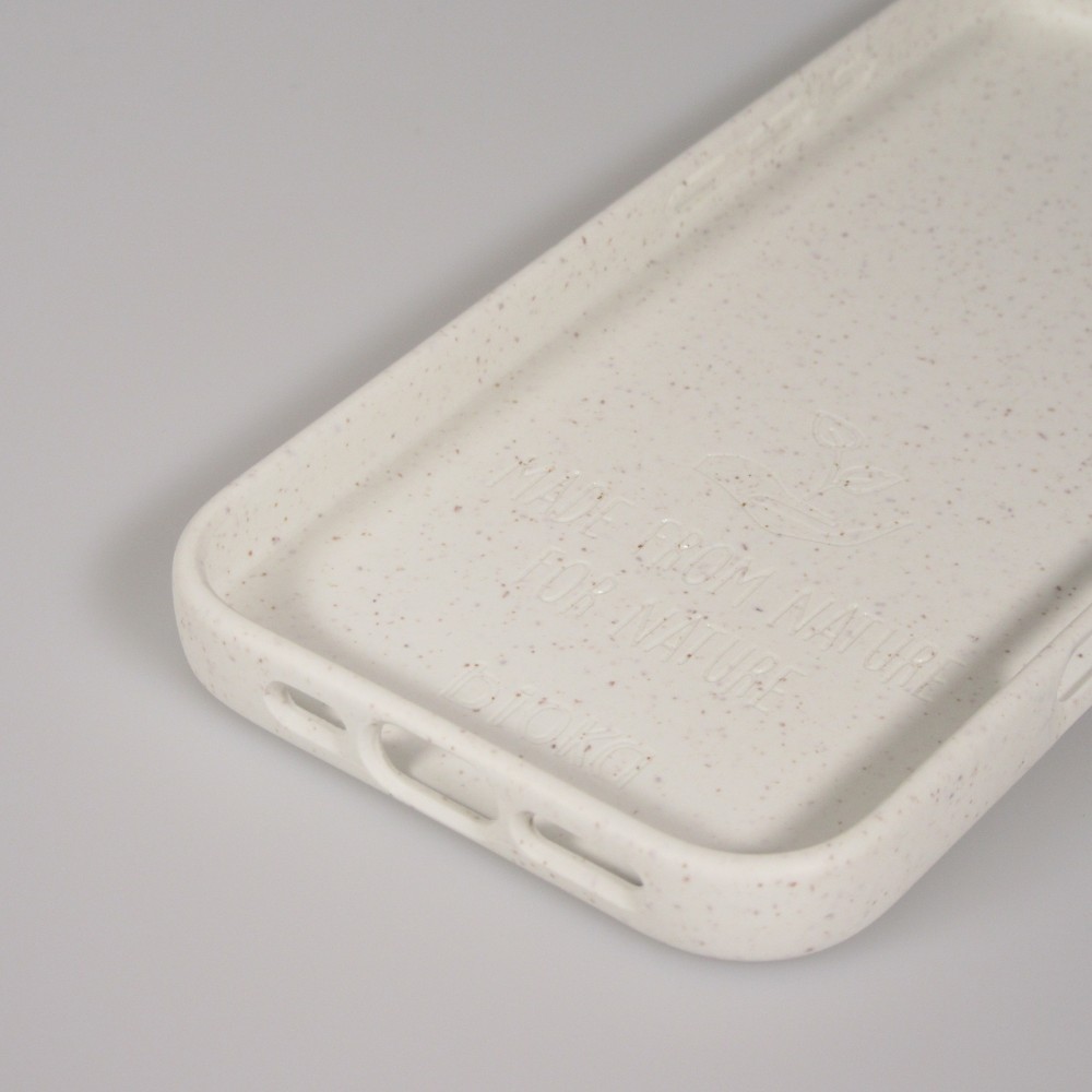 iPhone 17 Air Case Hülle - Bioka Biologisch Abbaubar Eco-Friendly Kompostierbar - Weiss