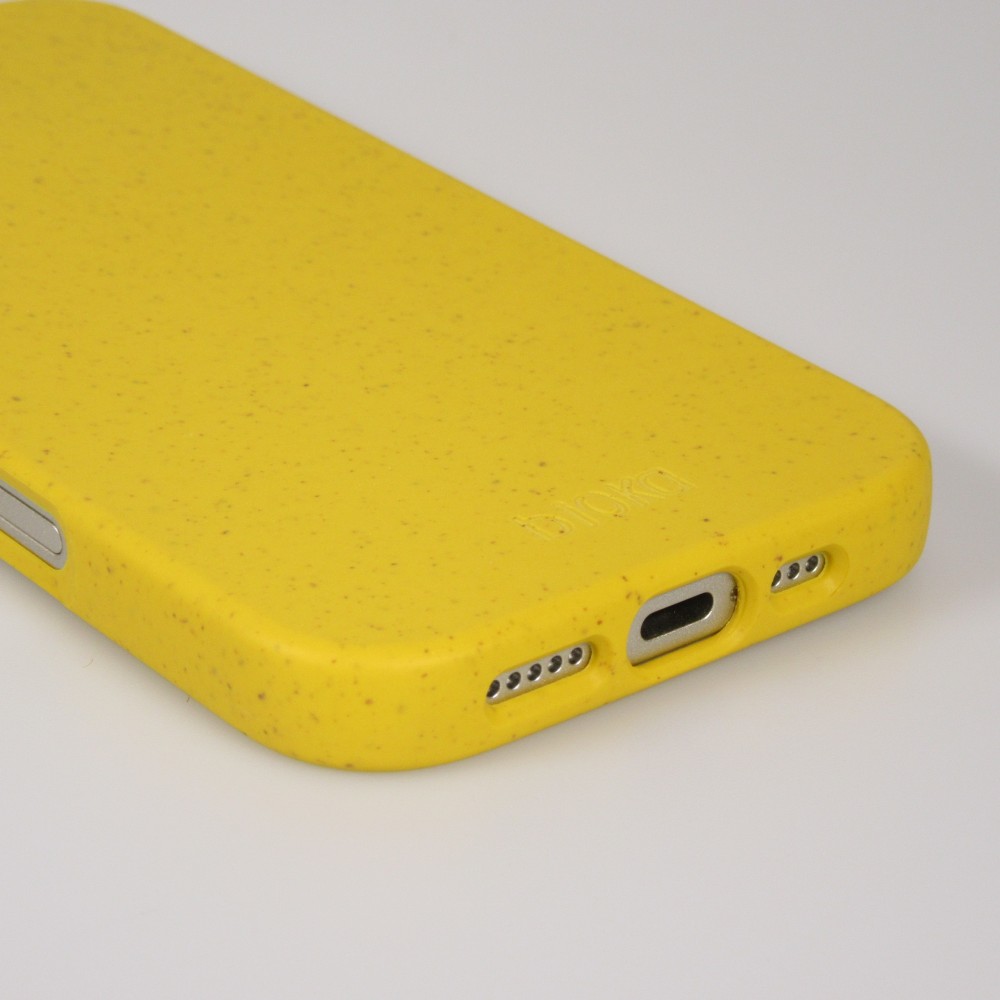 Hülle iPhone 17 Air - Bioka Biologisch Abbaubar Eco-Friendly Kompostierbar - Gelb