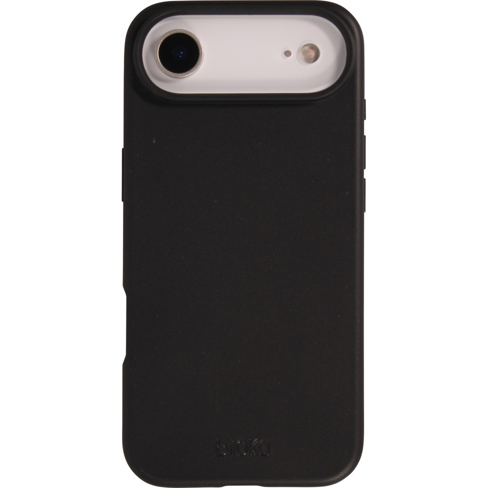 iPhone 17 Air Case Hülle - Bioka Biologisch Abbaubar Eco-Friendly Kompostierbar - Schwarz