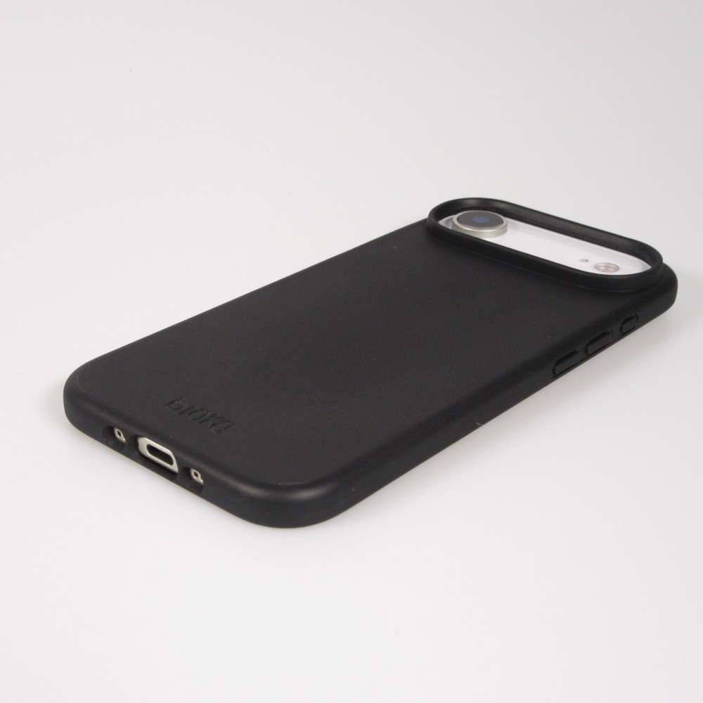 iPhone 17 Air Case Hülle - Bioka Biologisch Abbaubar Eco-Friendly Kompostierbar - Schwarz