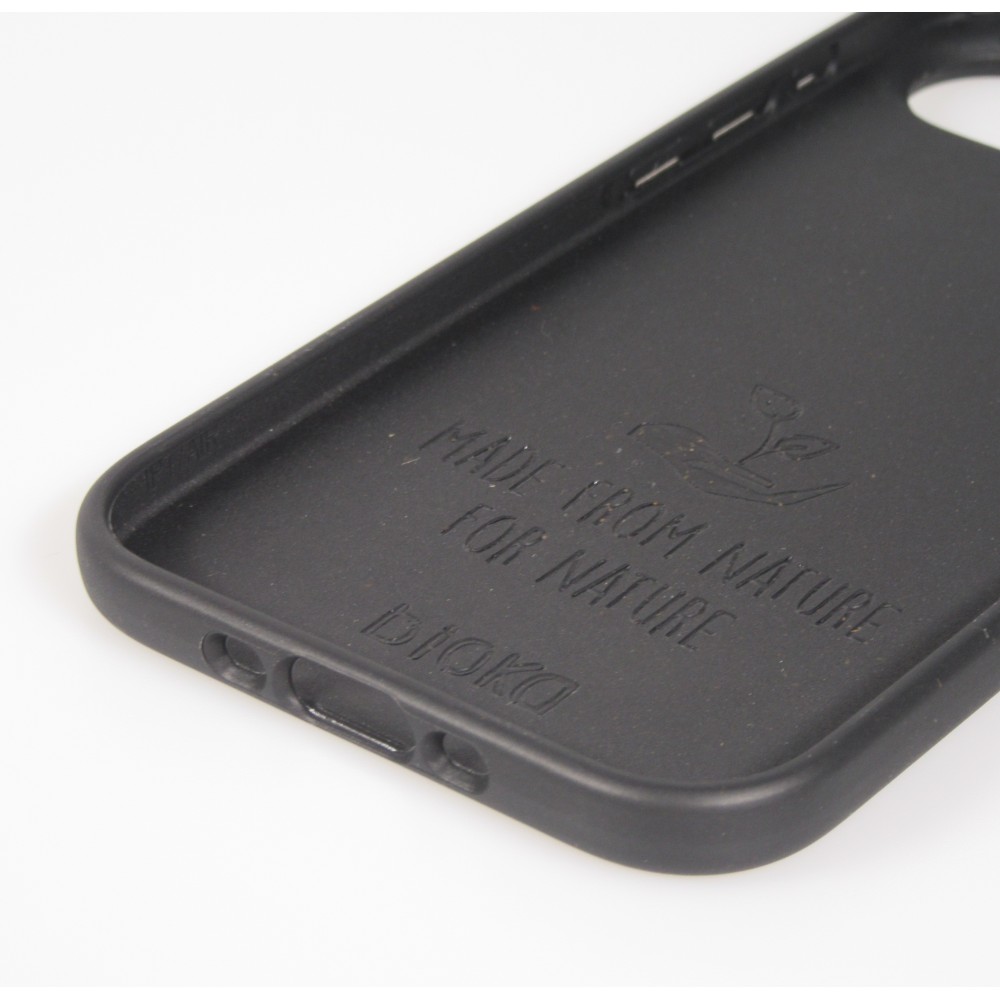 iPhone 17 Air Case Hülle - Bioka Biologisch Abbaubar Eco-Friendly Kompostierbar - Schwarz