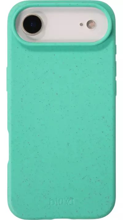 Coque iPhone Air - Bioka biodégradable et compostable Eco-Friendly - Turquoise