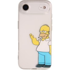iPhone 17 Air Case Hülle - Gummi cartoon Homer Simpson