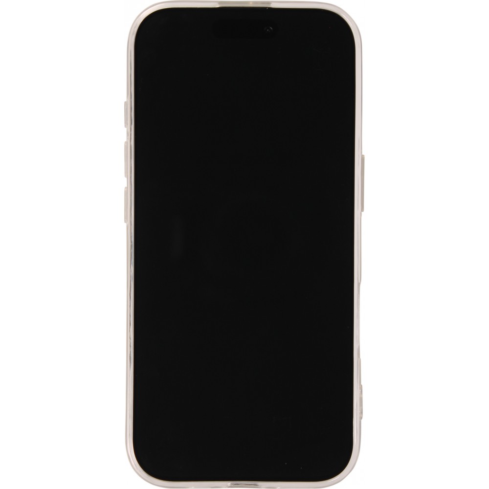 iPhone 17 Air Case Hülle - Gummi kleines Herz - Weiss