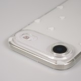 iPhone 17 Air Case Hülle - Gummi kleines Herz - Weiss