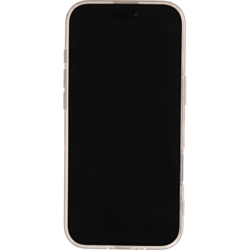 iPhone 17 Air Case Hülle - Gummi kleines Herz - Schwarz