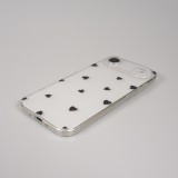 iPhone 17 Air Case Hülle - Gummi kleines Herz - Schwarz