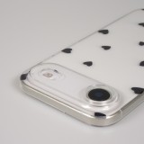 iPhone 17 Air Case Hülle - Gummi kleines Herz - Schwarz