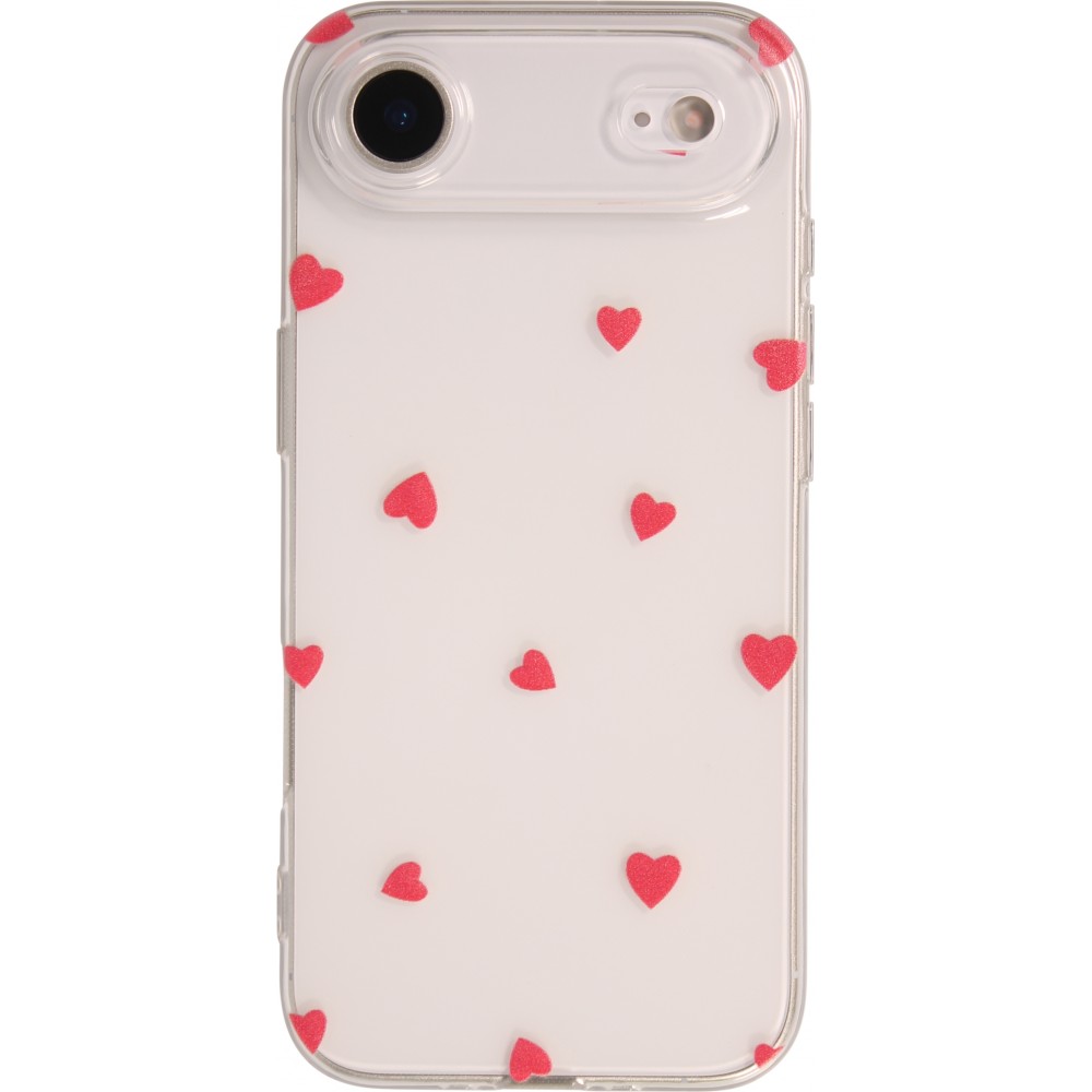 iPhone 17 Air Case Hülle - Gummi kleines Herz