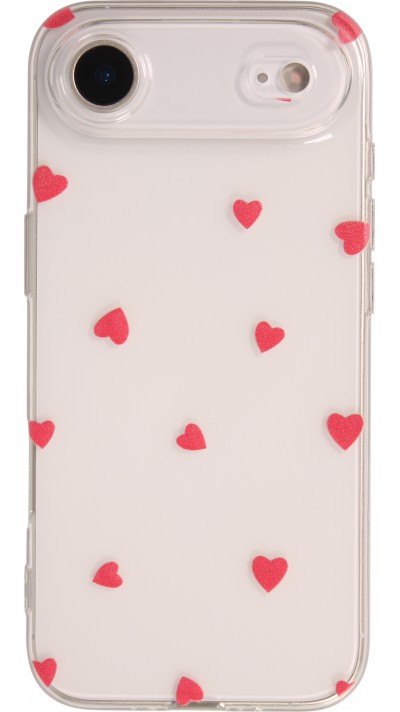 iPhone 17 Air Case Hülle - Gummi kleines Herz