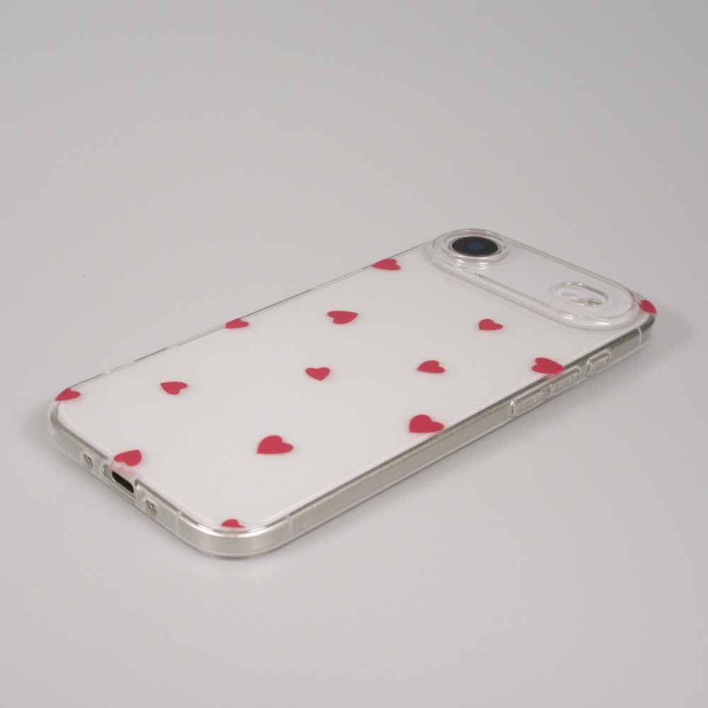 iPhone 17 Air Case Hülle - Gummi kleines Herz