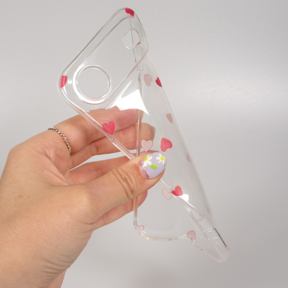 iPhone 17 Air Case Hülle - Gummi kleines Herz