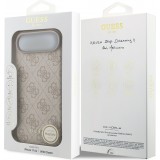 iPhone 17 Air Case Hülle - Guess 4G Charm Elegante Schutz Raffiniertes Design Trendaccessoire - Rosa