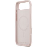 iPhone 17 Air Case Hülle - Karl Lagerfeld Liquid aus Silikon mit Karl- und Choupette-Design, kompatibel mit MagSafe - Rosa