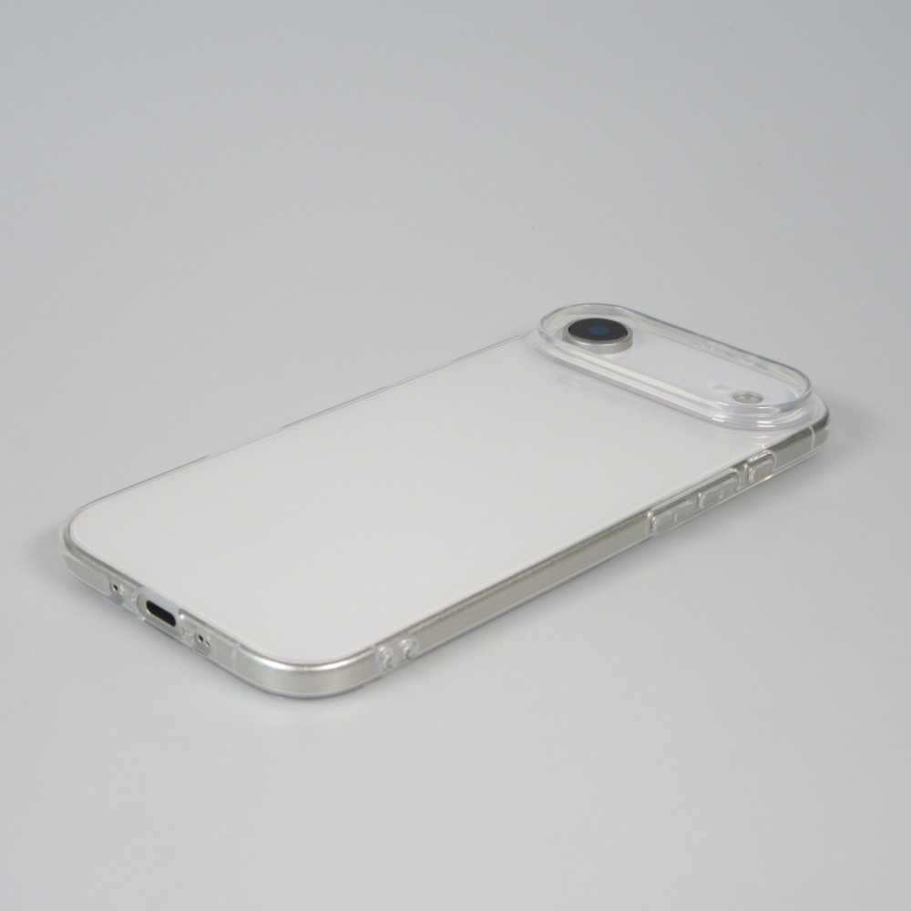 iPhone 17 Air Case Hülle - Ultra-thin Gummi Transparent 0.8 mm Gel-Silikon Superdünn und flexibel
