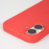 Coque iPhone 17 - Bio Eco-Friendly nature avec cordon collier - Rouge
