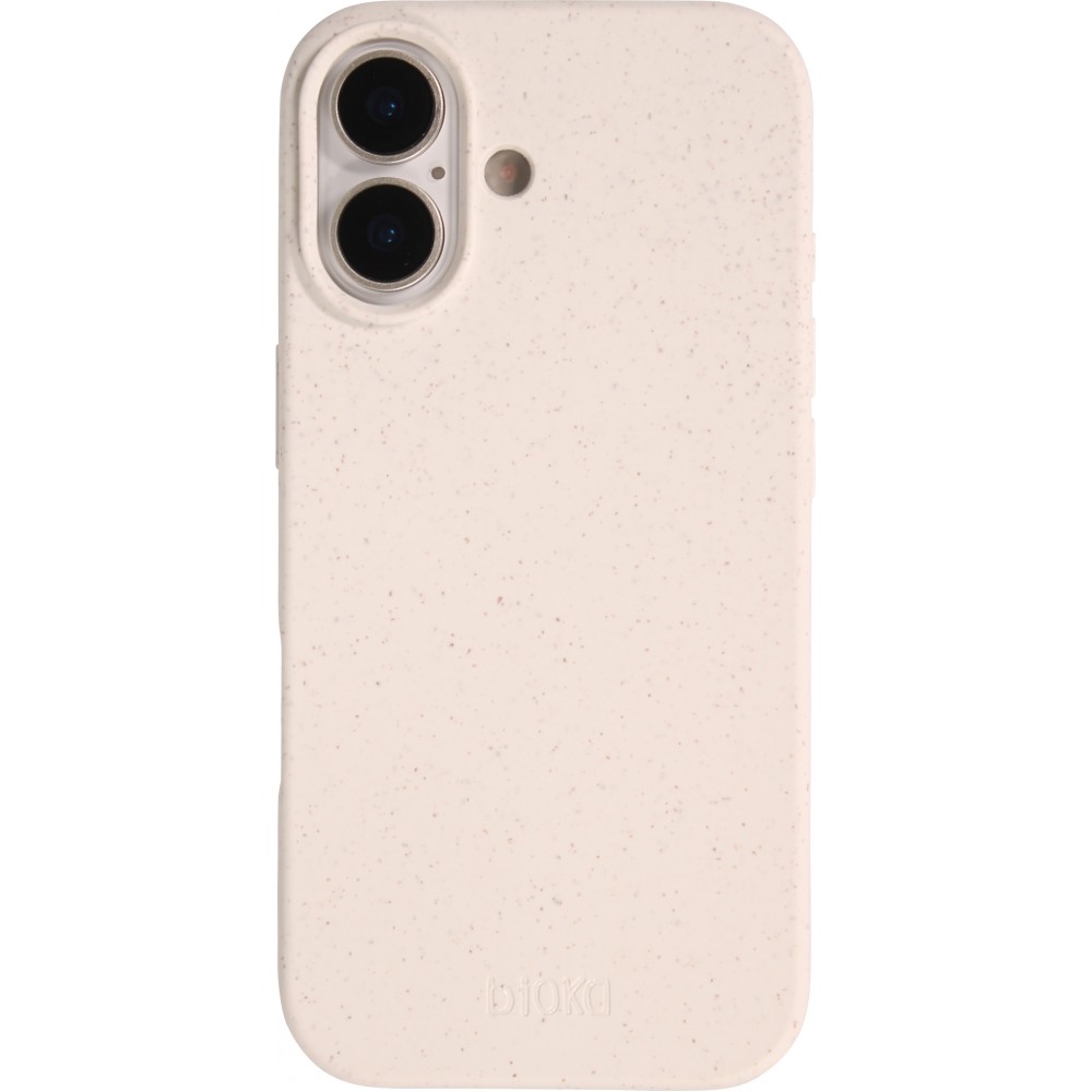 iPhone 17 Case Hülle - Bioka Biologisch Abbaubar Eco-Friendly Kompostierbar - Weiss