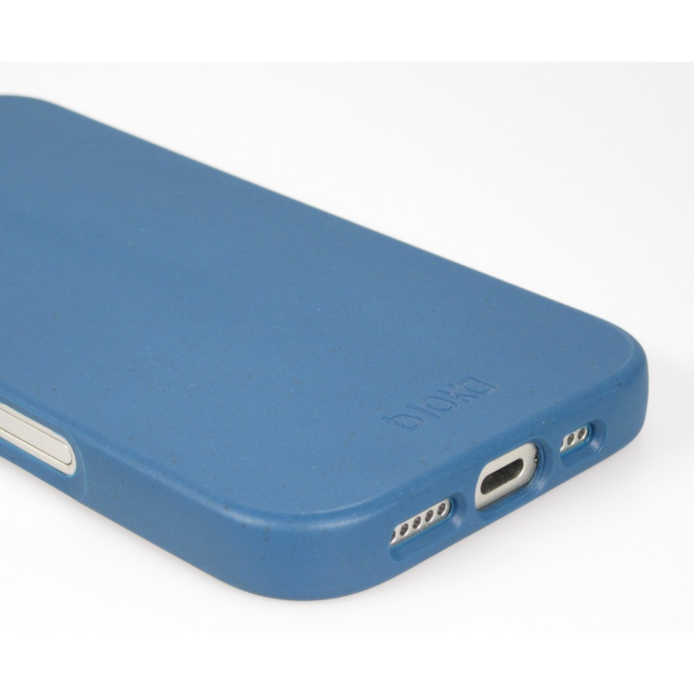 Coque iPhone 17 - Bioka biodégradable et compostable Eco-Friendly - Bleu