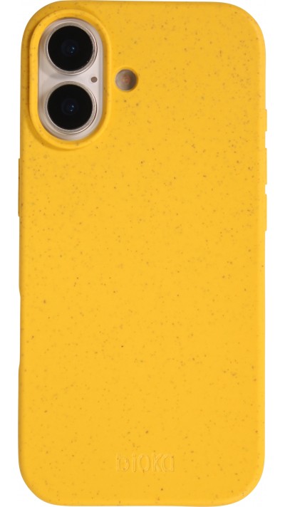 Coque iPhone 17 - Bioka biodégradable et compostable Eco-Friendly jaune