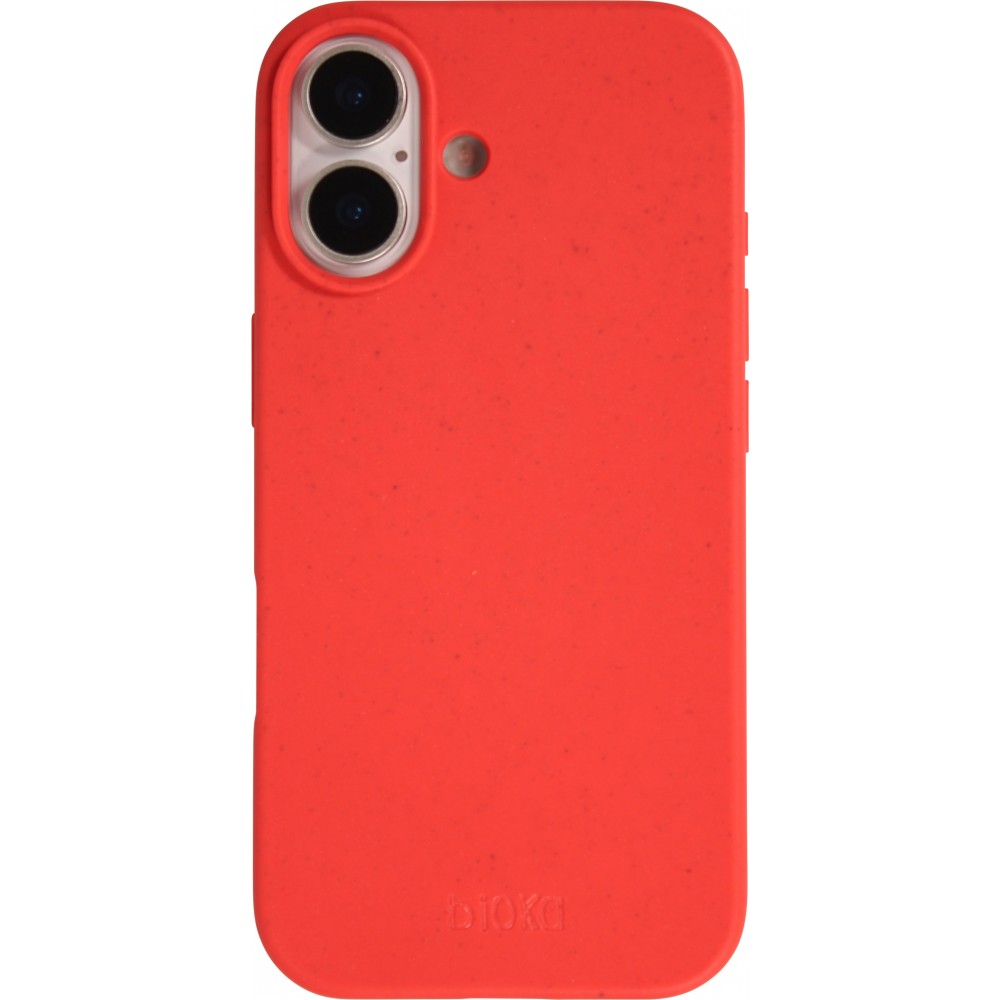 Hülle iPhone 17 - Bioka Biologisch Abbaubar Eco-Friendly Kompostierbar - Rot