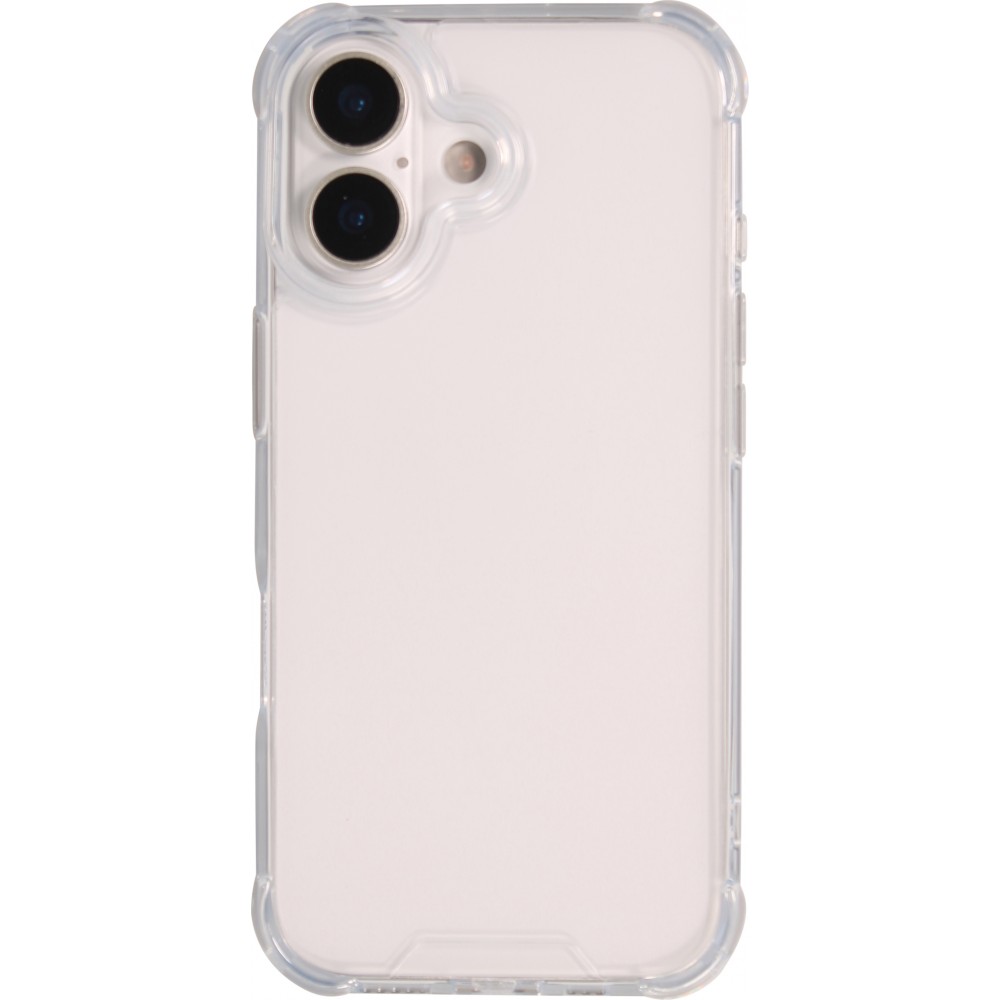 iPhone 17 Case Hülle - Bumper Glass TPU Anti-Schock mit Acryl - Transparent