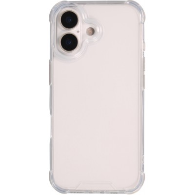 Coque iPhone 17 - Bumper Glass Hybrid TPU silicone anti-choc - Transparent