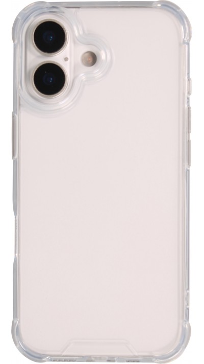 iPhone 17 Case Hülle - Bumper Glass TPU Anti-Schock mit Acryl - Transparent