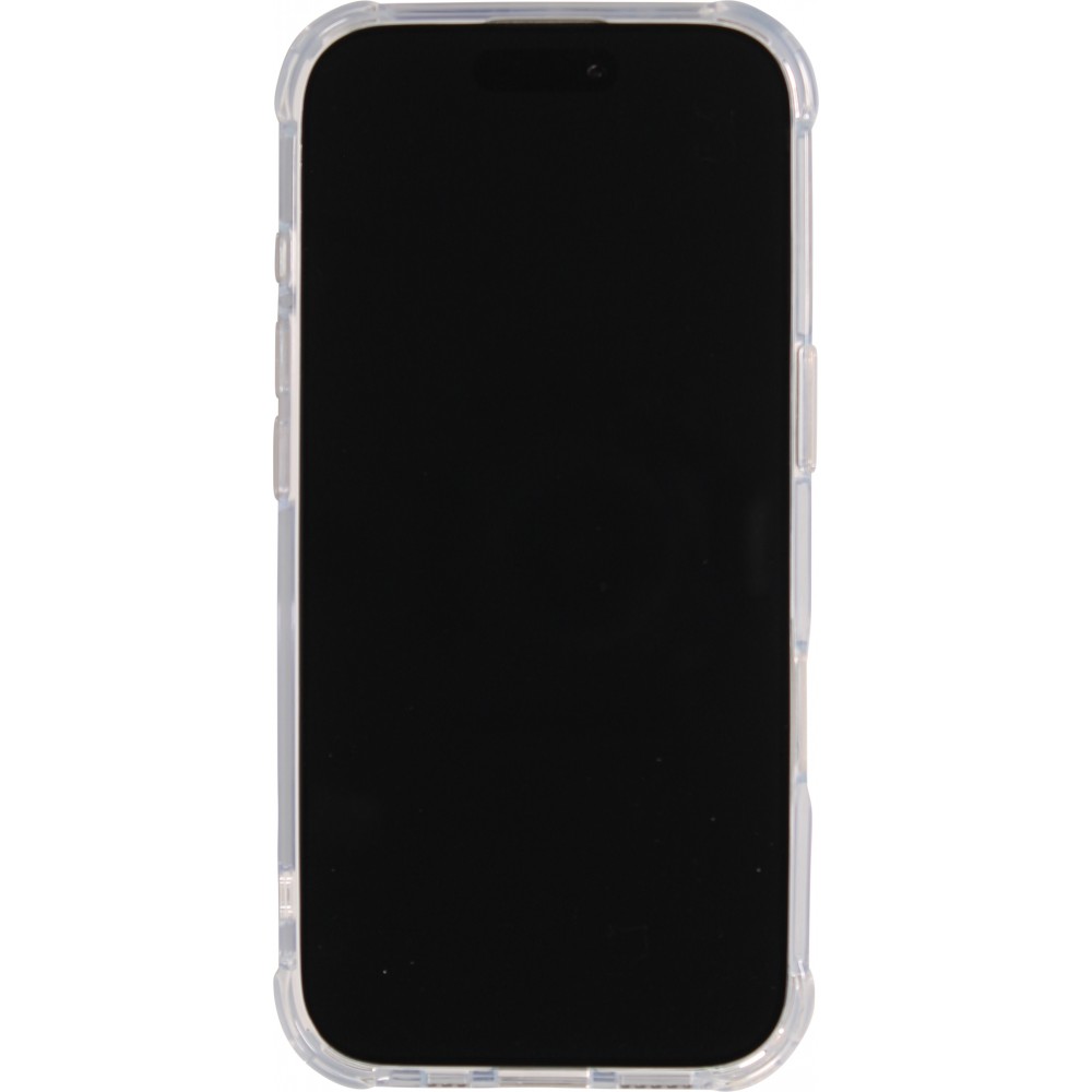 iPhone 17 Case Hülle - Bumper Glass TPU Anti-Schock mit Acryl - Transparent