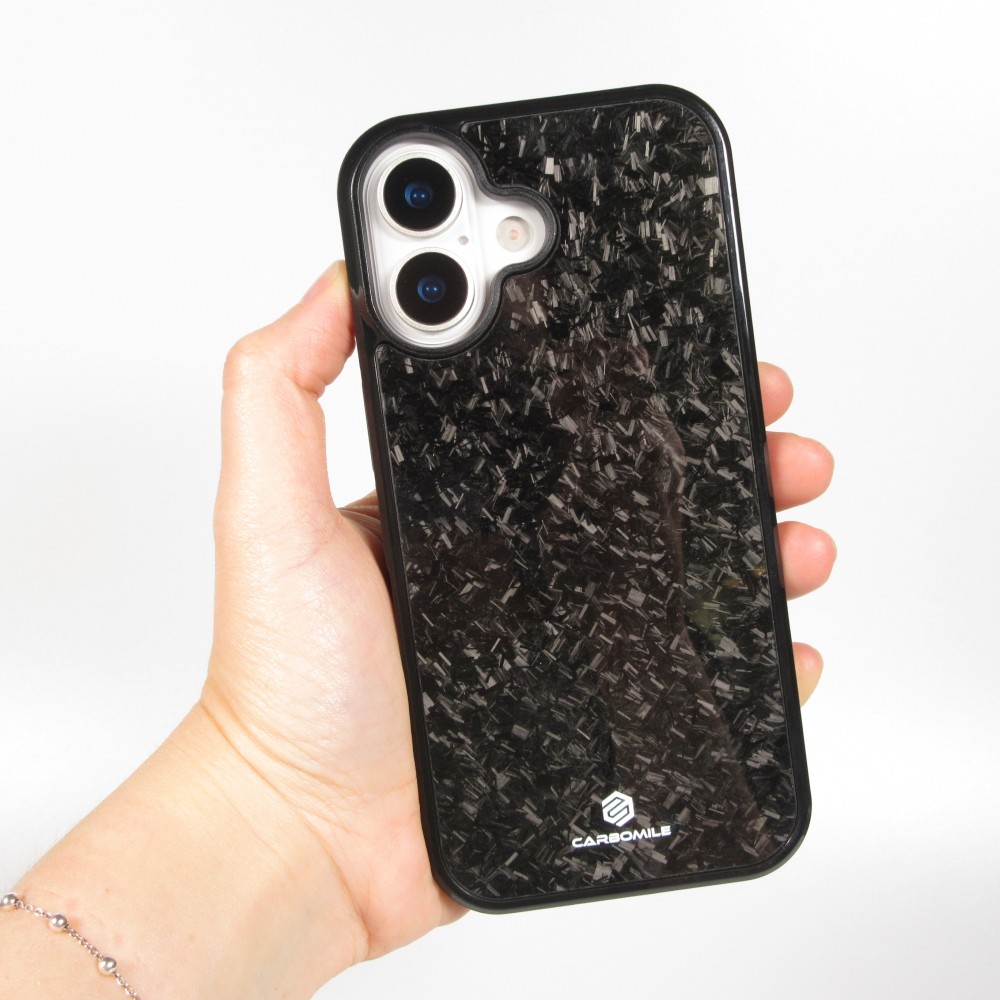 Coque iPhone 17 - Carbomile carbone forgé (compatible MagSafe)