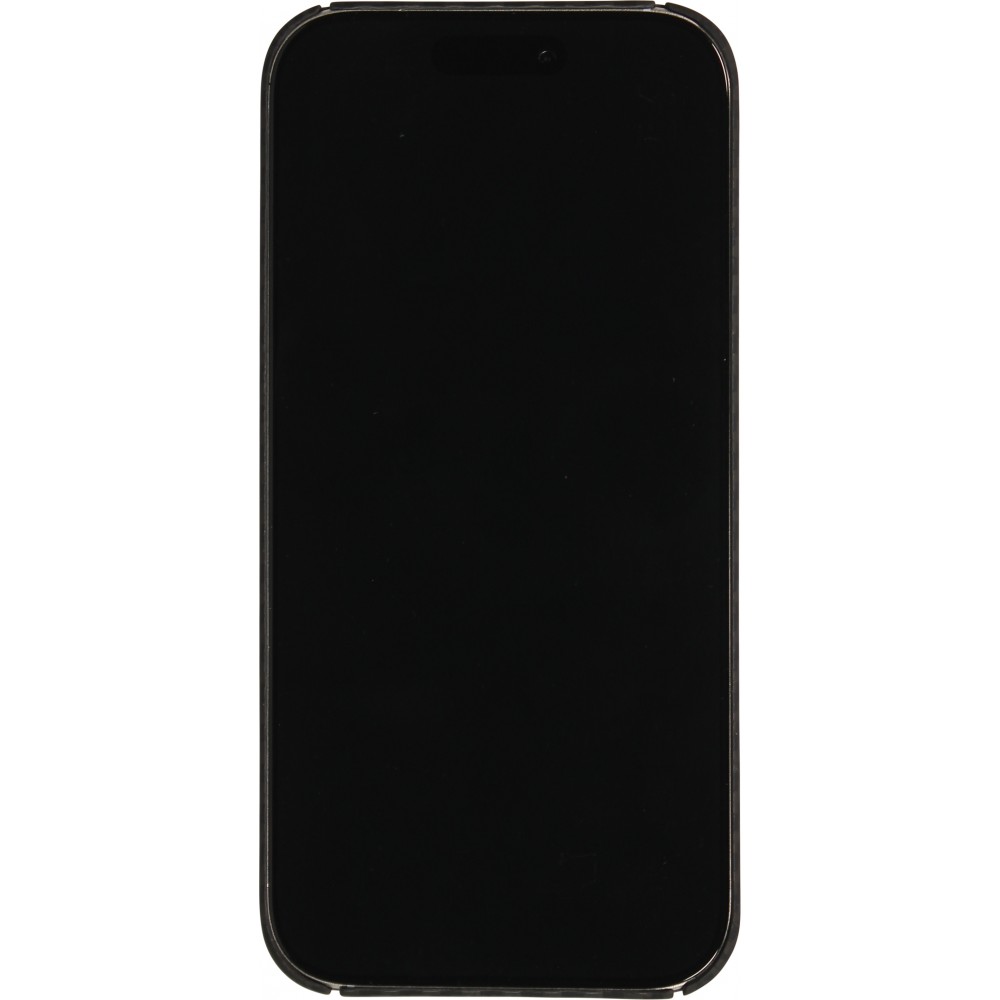 Coque iPhone 17 - Carbomile case de protection en fibre de carbone aramide véritable - Noir