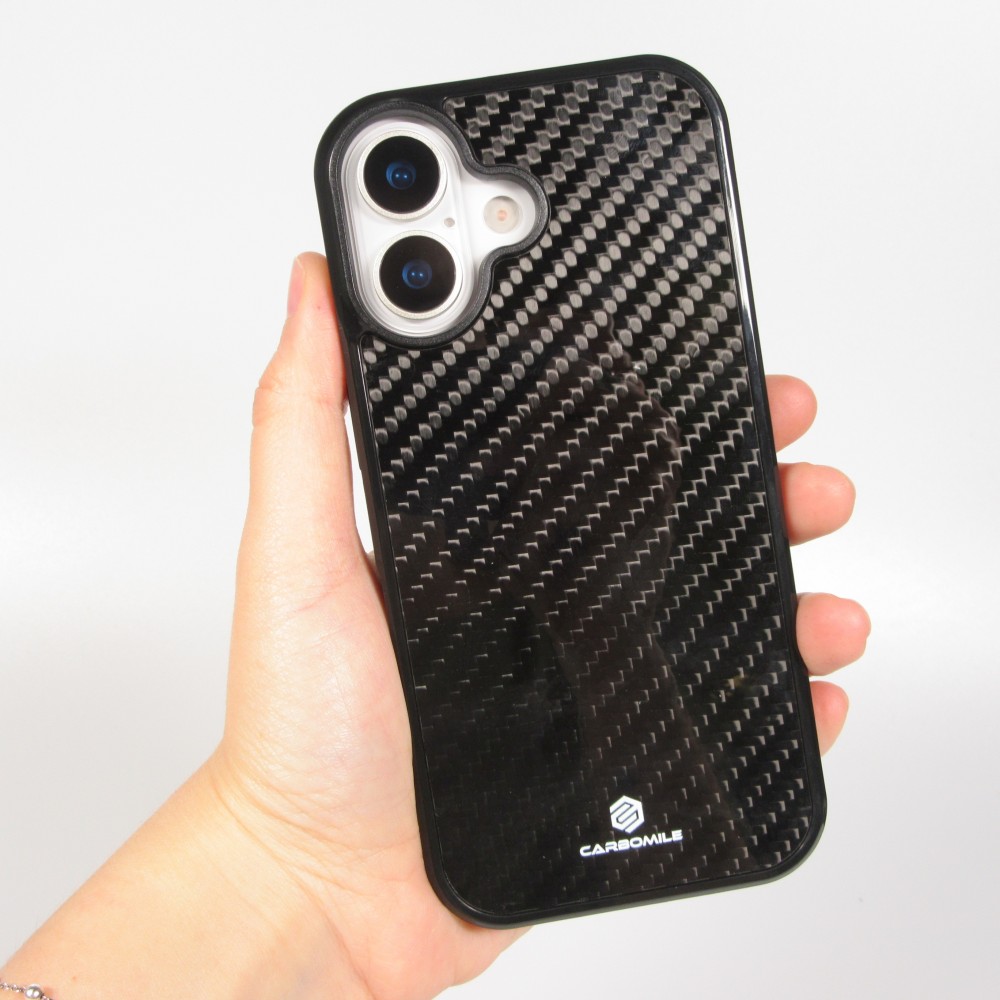 Coque iPhone 17 - Carbomile fibre de carbone (compatible MagSafe)