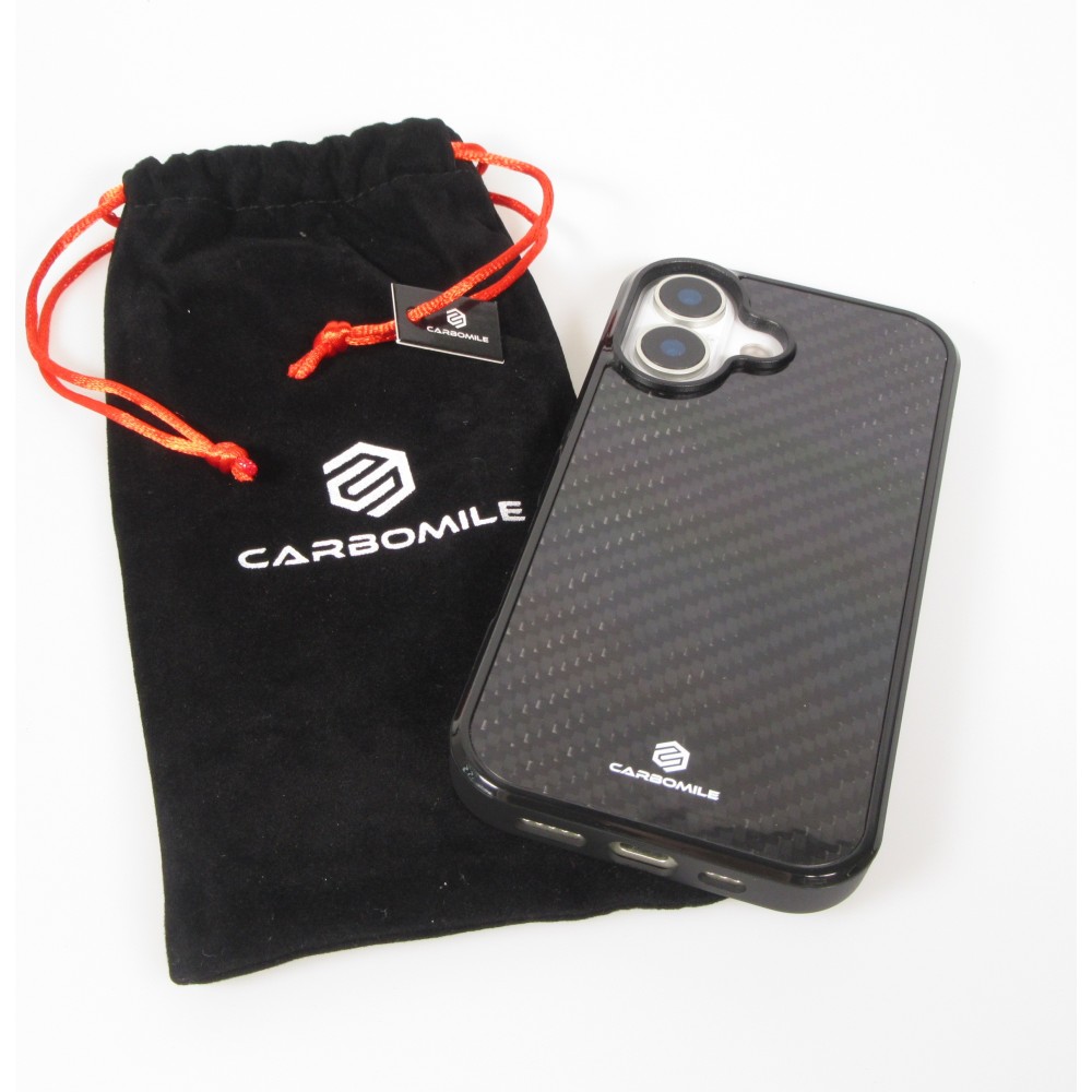 Coque iPhone 17 - Carbomile fibre de carbone (compatible MagSafe)