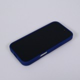 Coque iPhone 17 - Design perfor&eacute; semi-transparent MagSafe avec support int&eacute;gr&eacute; et bords renforc&eacute;s en silicone - Bleu