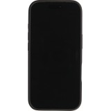 Coque iPhone 17 - Design perfor&eacute; semi-transparent MagSafe avec support int&eacute;gr&eacute; et bords renforc&eacute;s en silicone - Noir