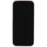 Coque iPhone 17 - Design perfor&eacute; semi-transparent MagSafe avec support int&eacute;gr&eacute; et bords renforc&eacute;s en silicone - Transparent