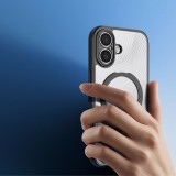 iPhone 17 Case Hülle - Dux Ducis Aimo Mag Serie mit Halterung und Magnetring - Schwarz