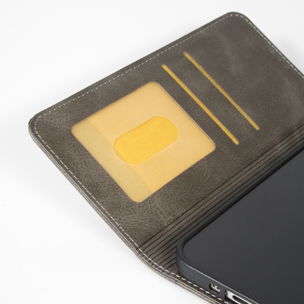 Coque iPhone 17 - Flip Géometrique - Gris
