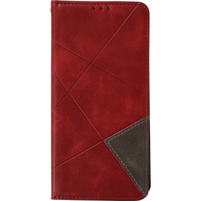 Coque iPhone 17 - Flip Géometrique - Rouge