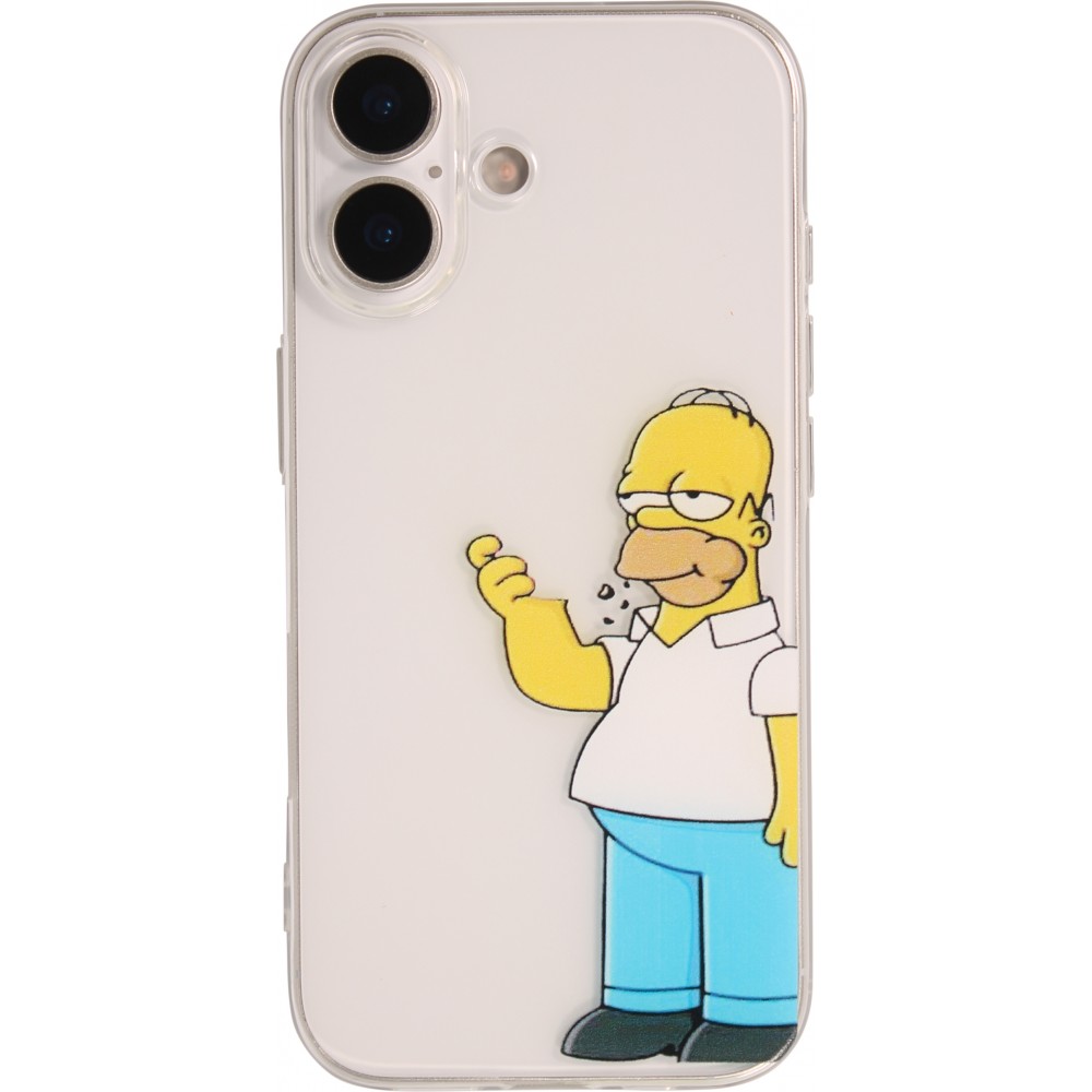 iPhone 17 Case Hülle - Gummi cartoon Homer Simpson